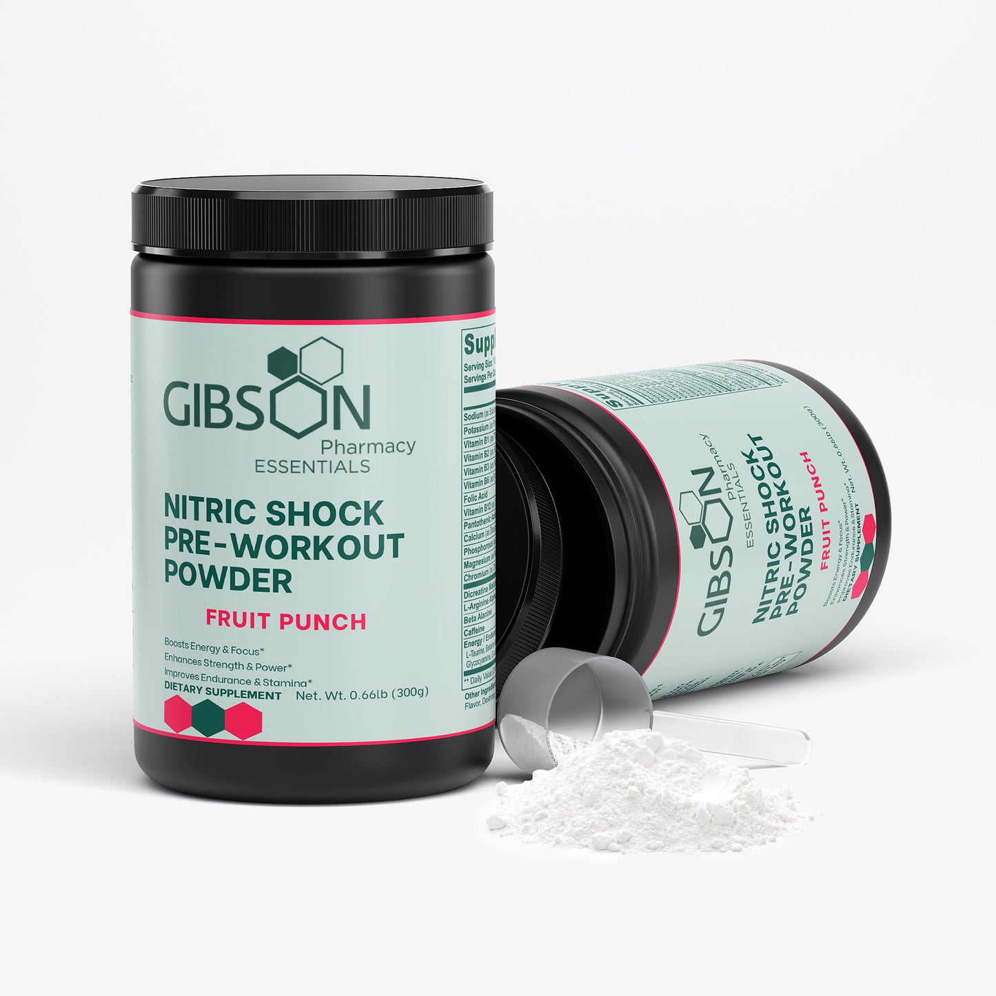 Nitric Shock Pre-Workout Powder - Fruit Punch