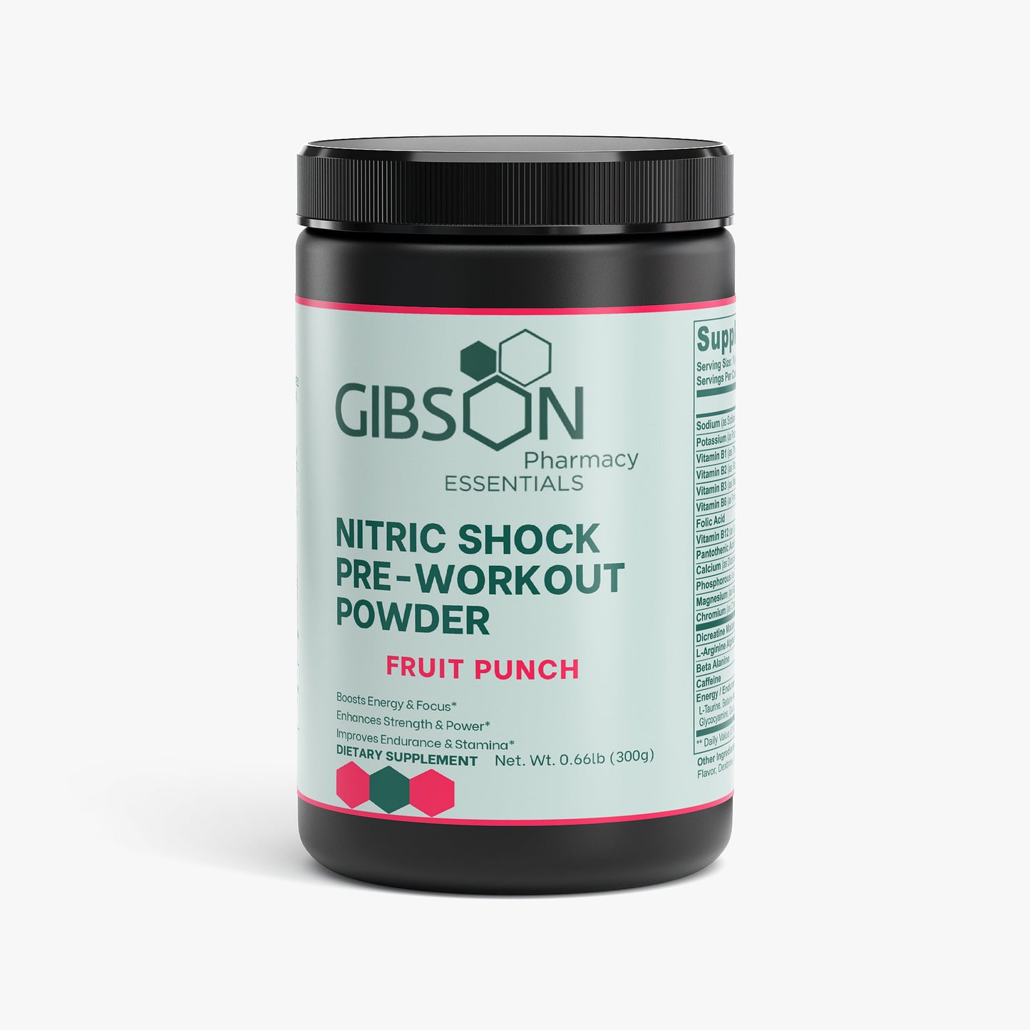 Nitric Shock Pre-Workout Powder - Fruit Punch