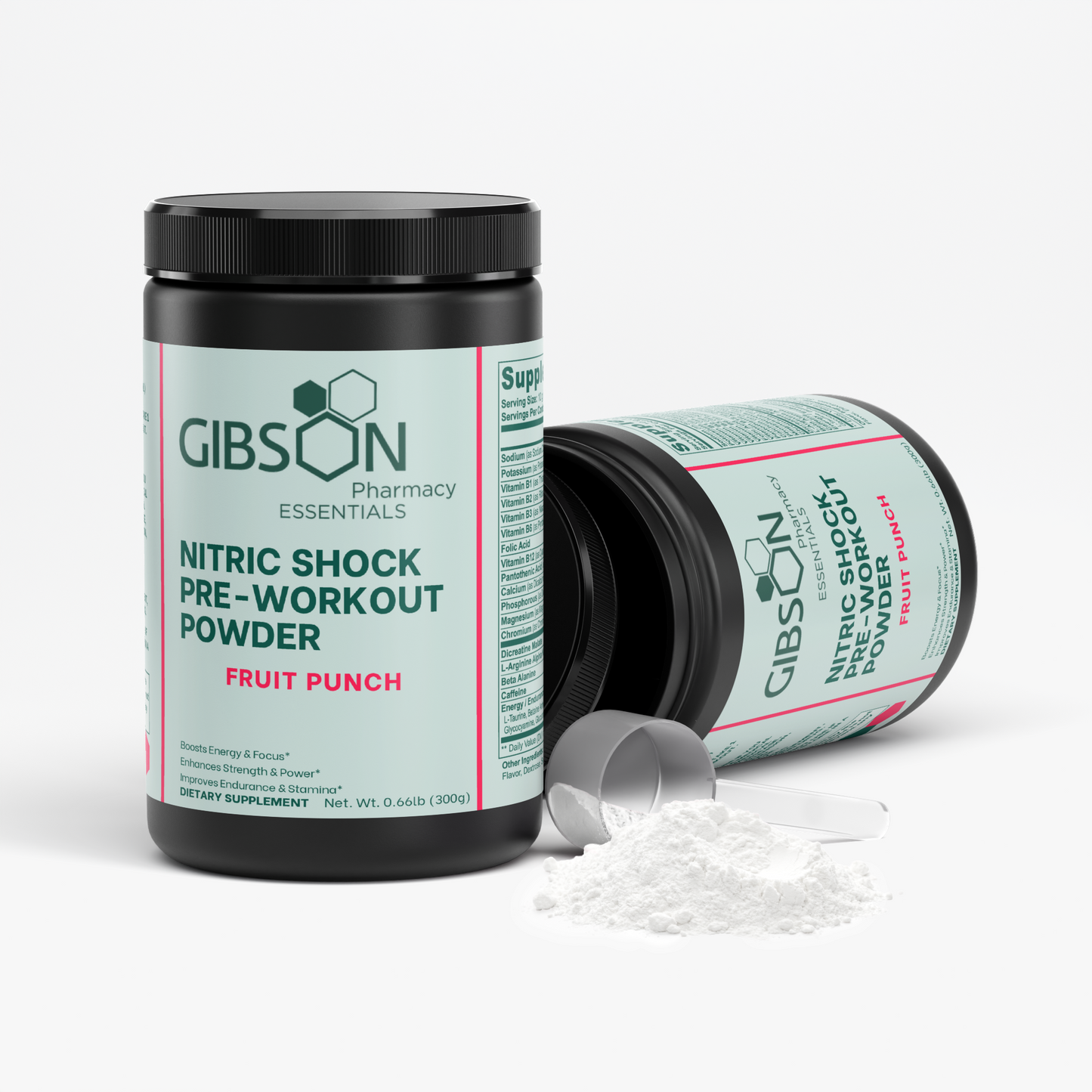 Nitric Shock Pre-Workout Powder - Fruit Punch